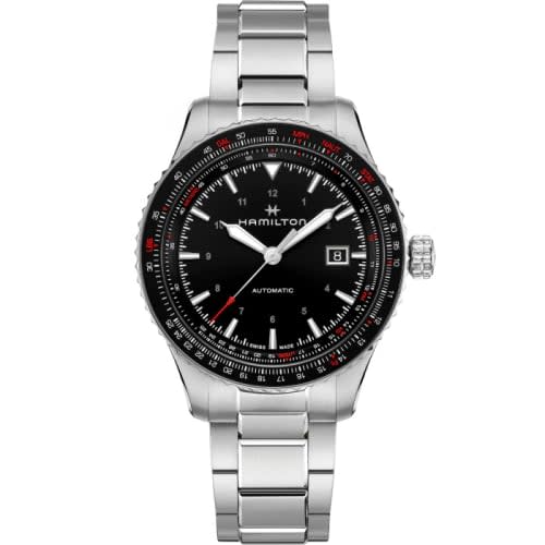 Hamilton Khaki Aviation Converter Auto Stainless Steel / Black / Bracelet