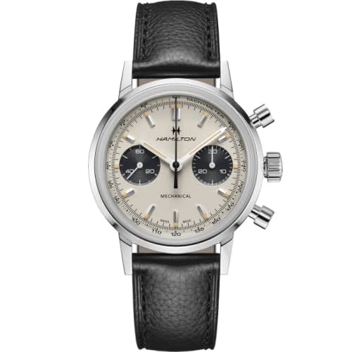 Hamilton Intra-Matic Chronograph H Stainless Steel / White