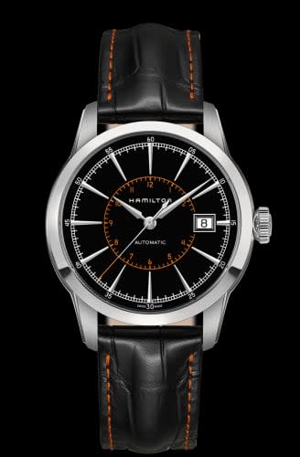 Hamilton Railroad 40 Auto Stainless Steel / Black