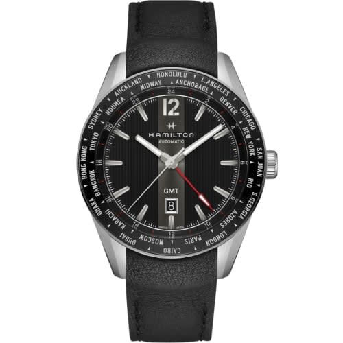 Hamilton Broadway GMT Limited Edition 46 Stainless Steel / Black