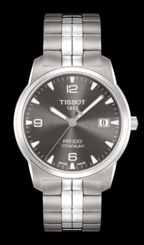 Tissot PR 100 Quartz 38 Titanium / Grey / Bracelet