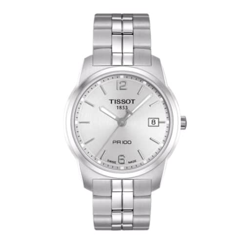 Tissot PR 100 Quartz 38 Stainless Steel / Silver / Bracelet
