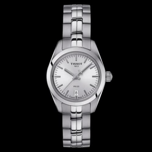 Tissot PR 100 Quartz 25 Stainless Steel / Silver / Bracelet