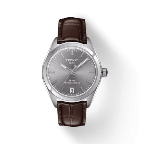 Tissot PR 100 Powermatic 80 33 Stainless Steel / Grey