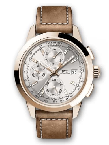 IWC Schaffhausen Ingenieur Chronograph Custom Red Gold / Silver-Gold / Calf