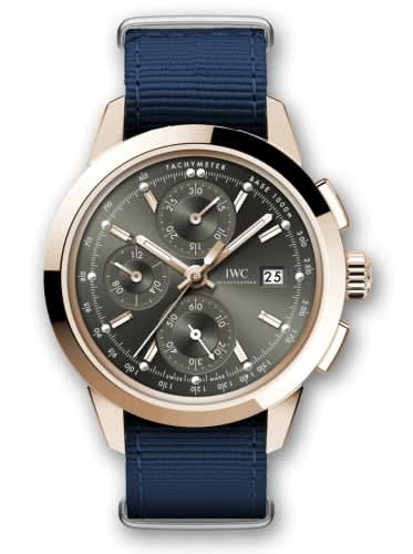 IWC Schaffhausen Ingenieur Chronograph Custom Red Gold / Green-Gold / NATO