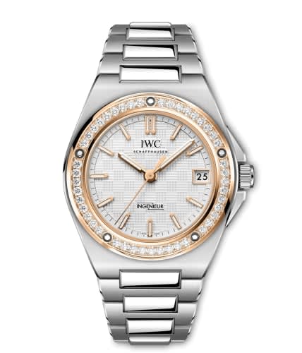 IWC Schaffhausen Ingenieur Automatic 35 Stainless Steel - Rose Gold - Diamond / Silver