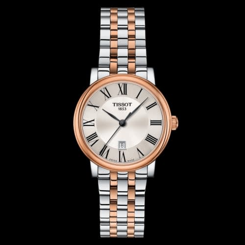 Tissot Carson Premium Quartz 30 Stainless Steel - Rose Gold / Silver / Bracelet