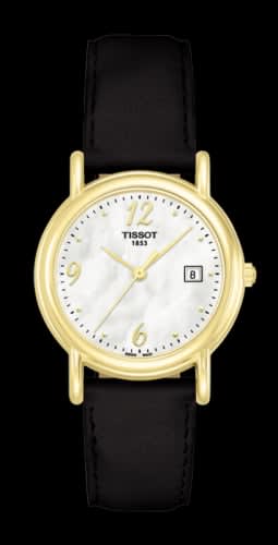 Tissot Carson Quartz 27 Yellow Gold / MOP / Strap