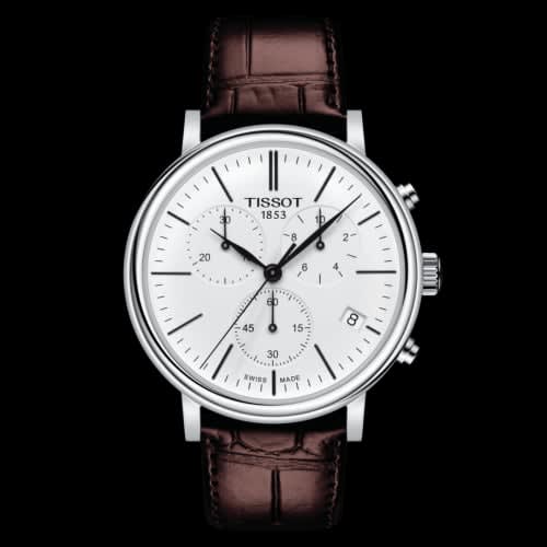 Tissot Carson Premium Chronograph Quartz 41 Stainless Steel / Silver / Strap