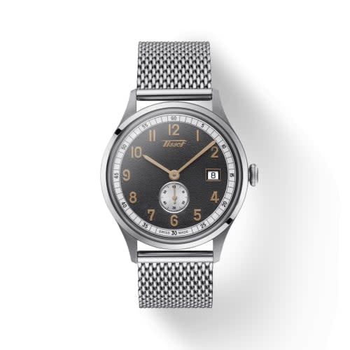 Tissot Heritage 1938 Small Second Stainless Steel / Black / Milanese