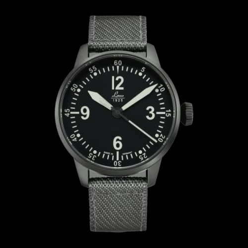 Laco Pilot Watch Special Models Model Bell X-1 / Stainless Steel / Black