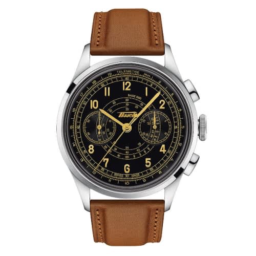 Tissot Telemeter 1938 Chronograph Stainless Steel / Black