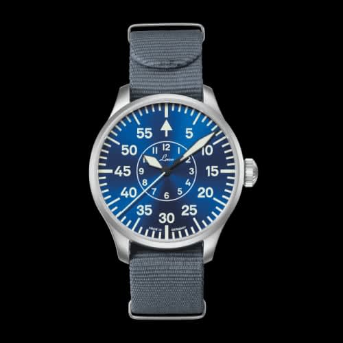 Laco Pilot Watch Original Aachen Blaue Stunde Stainless Steel / Blue