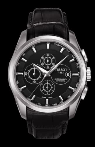 Tissot Couturier Automatic Chronograph Black / Strap