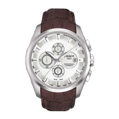 Tissot Couturier Automatic Chronograph Silver / Strap