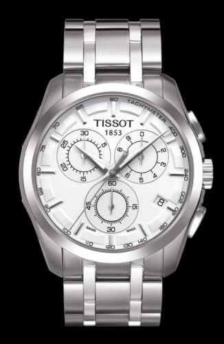 Tissot Couturier Quartz Chronograph GMT Silver