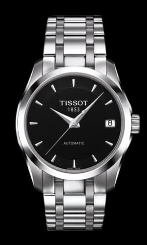 Tissot Couturier Automatic Ladies Black