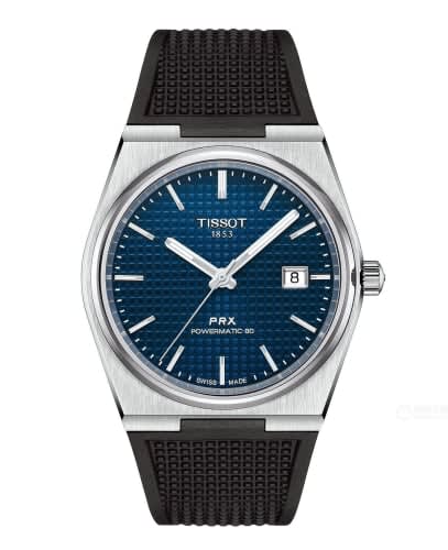 Tissot PRX Powermatic 80 Stainless Steel / Blue / Rubber
