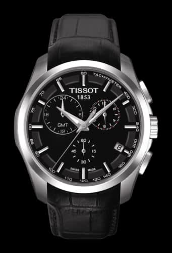 Tissot Couturier Quartz Chronograph GMT Black