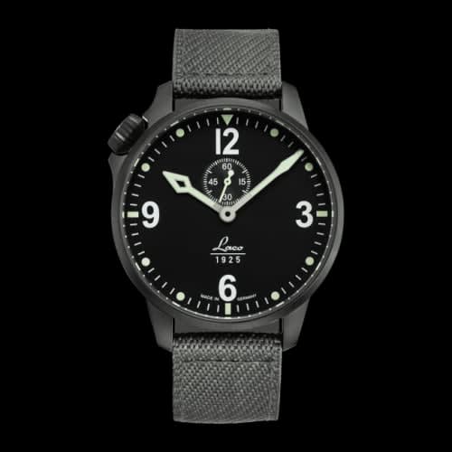 Laco Pilot Watch Special Models Spirit Of St.Louis / Stainless Steel / Black