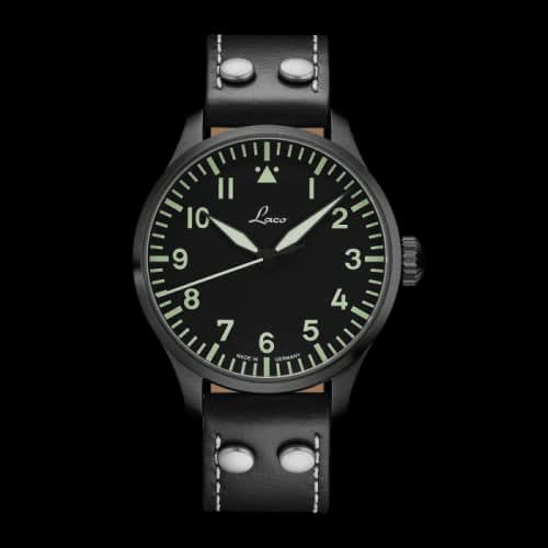 Laco Pilot Watch Basic Altenburg Stainless Steel / Black