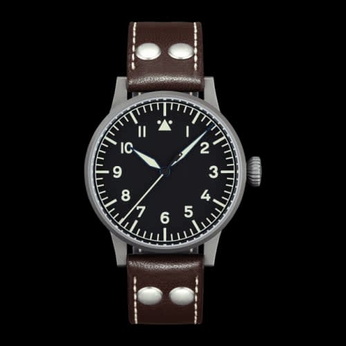 Laco Pilot Watch Original Münster Stainless Steel / Black