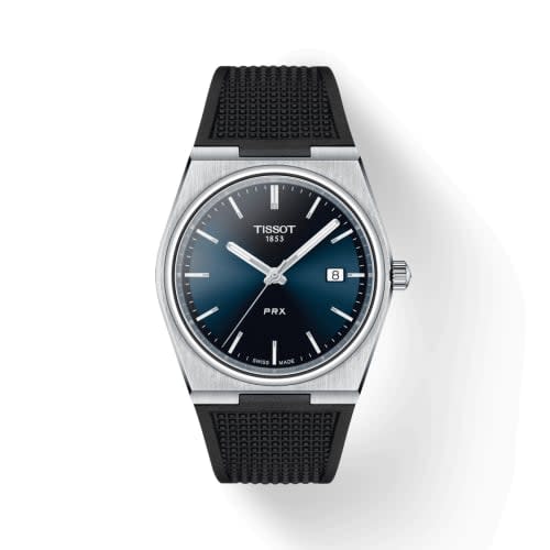 Tissot PRX Quartz Stainless Steel / Blue / Rubber