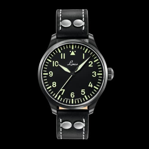 Laco Pilot Watch Basic Altenburg Stainless Steel / Black