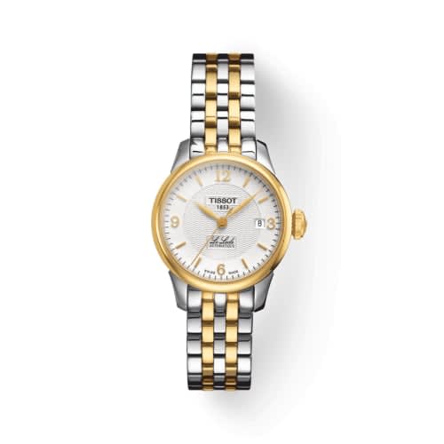 Tissot Le Locle Automatic Small Lady Stainless Steel - Yellow Gold / White / Bracelet