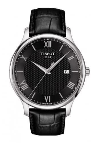 Tissot Tradition Quartz 42 Stainless Steel / Black / Strap