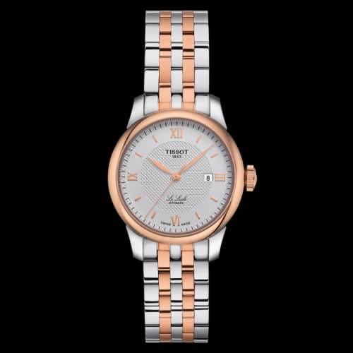 Tissot Le Locle 29 Automatic Lady Stainless Steel - Rose Gold / Silver