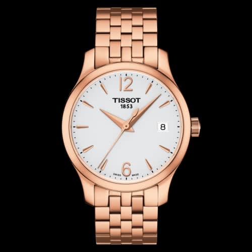 Tissot Tradition Lady PVD Rose Gold / Silver / Bracelet