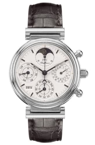 IWC Schaffhausen Da Vinci Perpetual White Gold / White / English