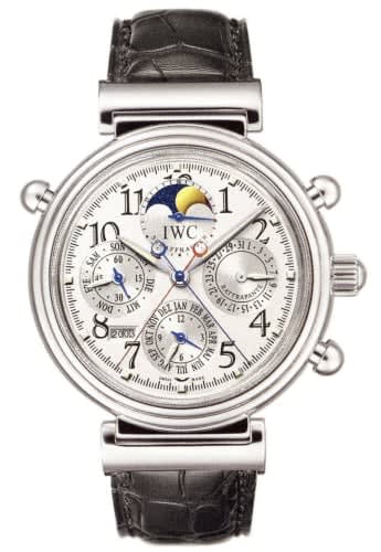 IWC Schaffhausen Da Vinci Perpetual Rattrapante Platinum / Silver / English