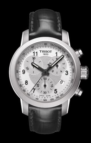 Tissot PRC 200 Quartz Chronograph Lady Arabic Leather