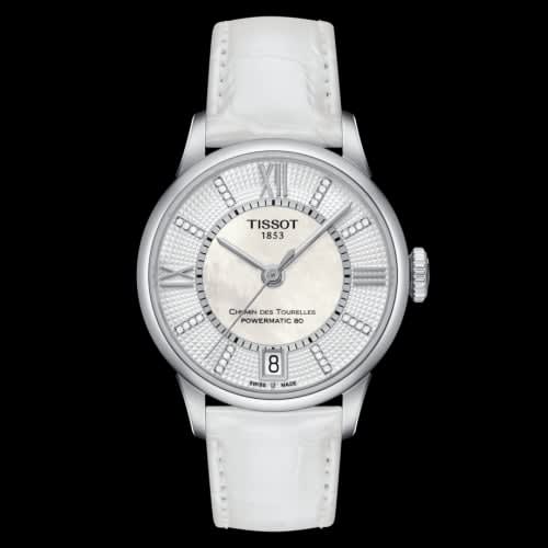 Tissot Chemin Des Tourelles Powermatic 80 32 Stainless Steel / MOP / Strap