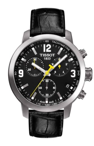 Tissot PRC 200 Quartz Chronograph Yellow Hand Leather