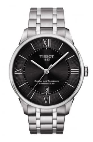 Tissot Chemin des Tourelles Powermatic 80 Stainless Steel / Black / Bracelet