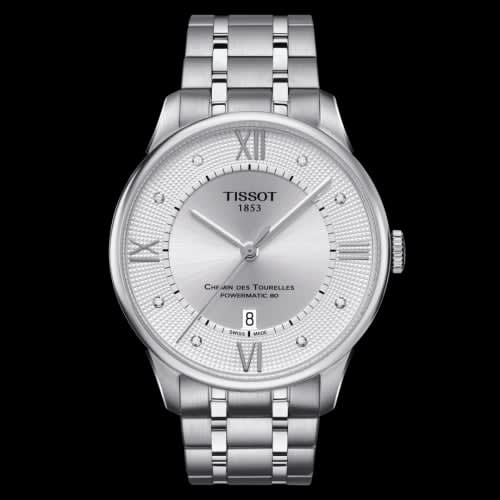 Tissot Chemin Des Tourelles Powermatic 80 42 Stainless Steel / Silver / Bracelet