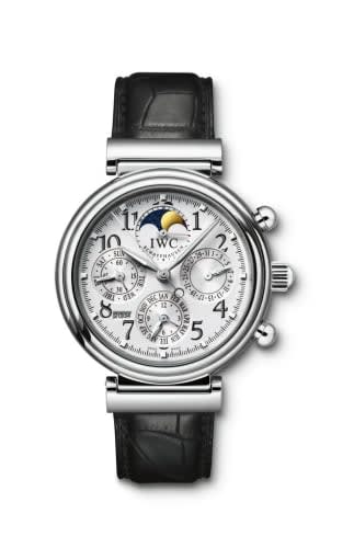 IWC Schaffhausen Da Vinci Perpetual Stainless Steel / Silver / English