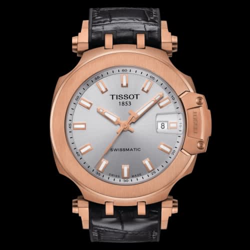 Tissot T-Race Swissmatic 45 Rose Gold PVD / Silver