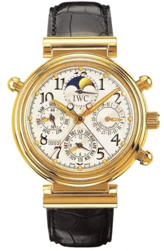 IWC Schaffhausen Da Vinci Perpetual Rattrapante Rose Gold / Silver / English