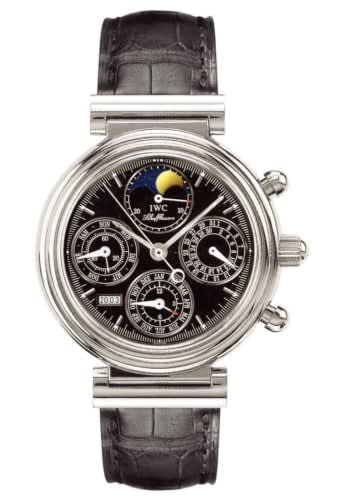 IWC Schaffhausen Da Vinci Perpetual Stainless Steel / Black / English