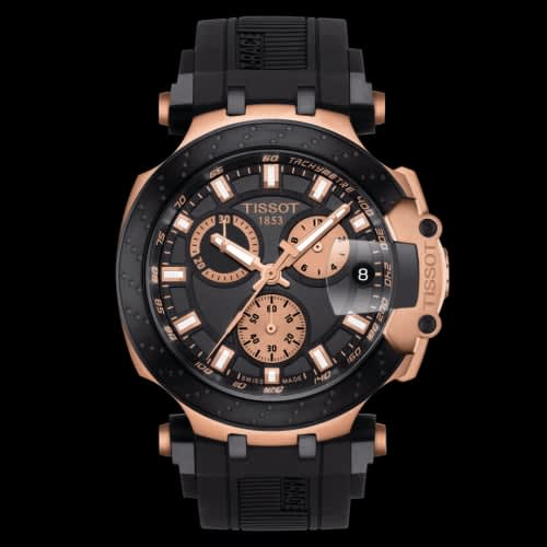 Tissot T-Race Chronograph Rose Gold / Black