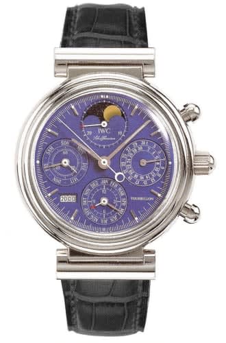 IWC Schaffhausen Da Vinci Tourbillon Platinum / Italian