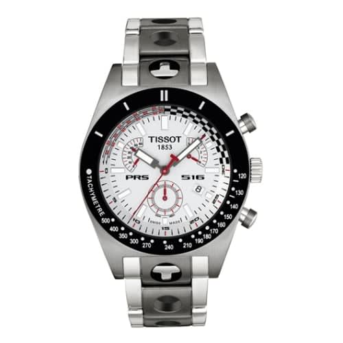Tissot PRS 516 Quartz Chronograph 40 Stainless Steel / Silver / Bracelet