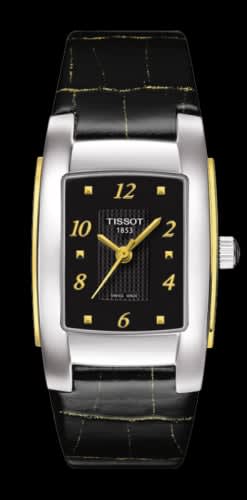 Tissot T-10 Stainless Steel / Yellow Gold / Black
