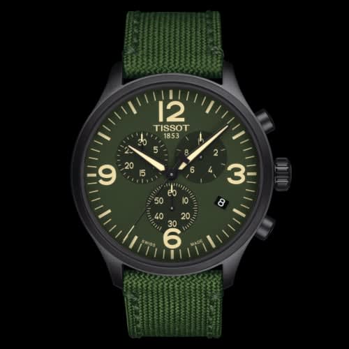 Tissot Chrono XL Black PVD / Green