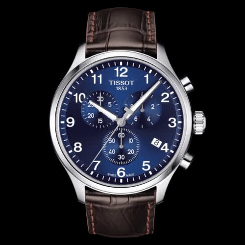 Tissot Chrono XL Classic Stainless Steel / Blue / Strap
